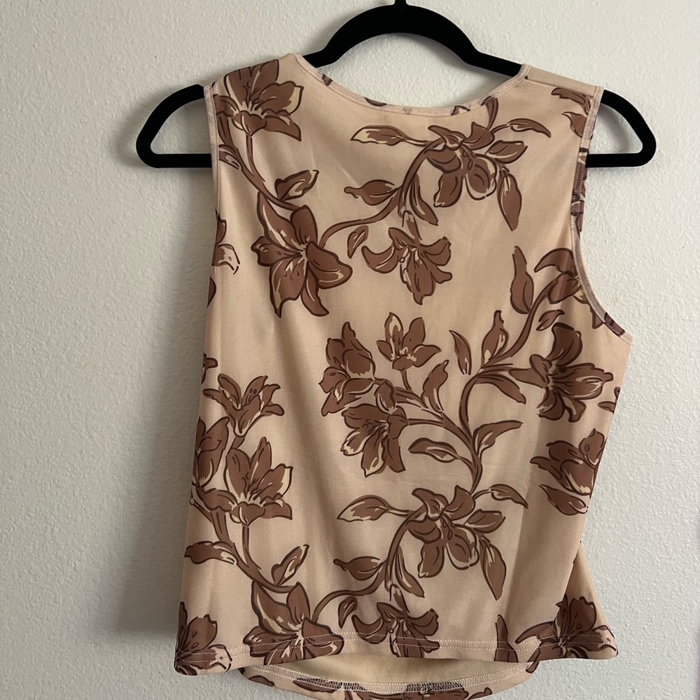 Peppermayo Beyond Cut Out Mesh Top - Hazel Bloom - Picture 5 of 5